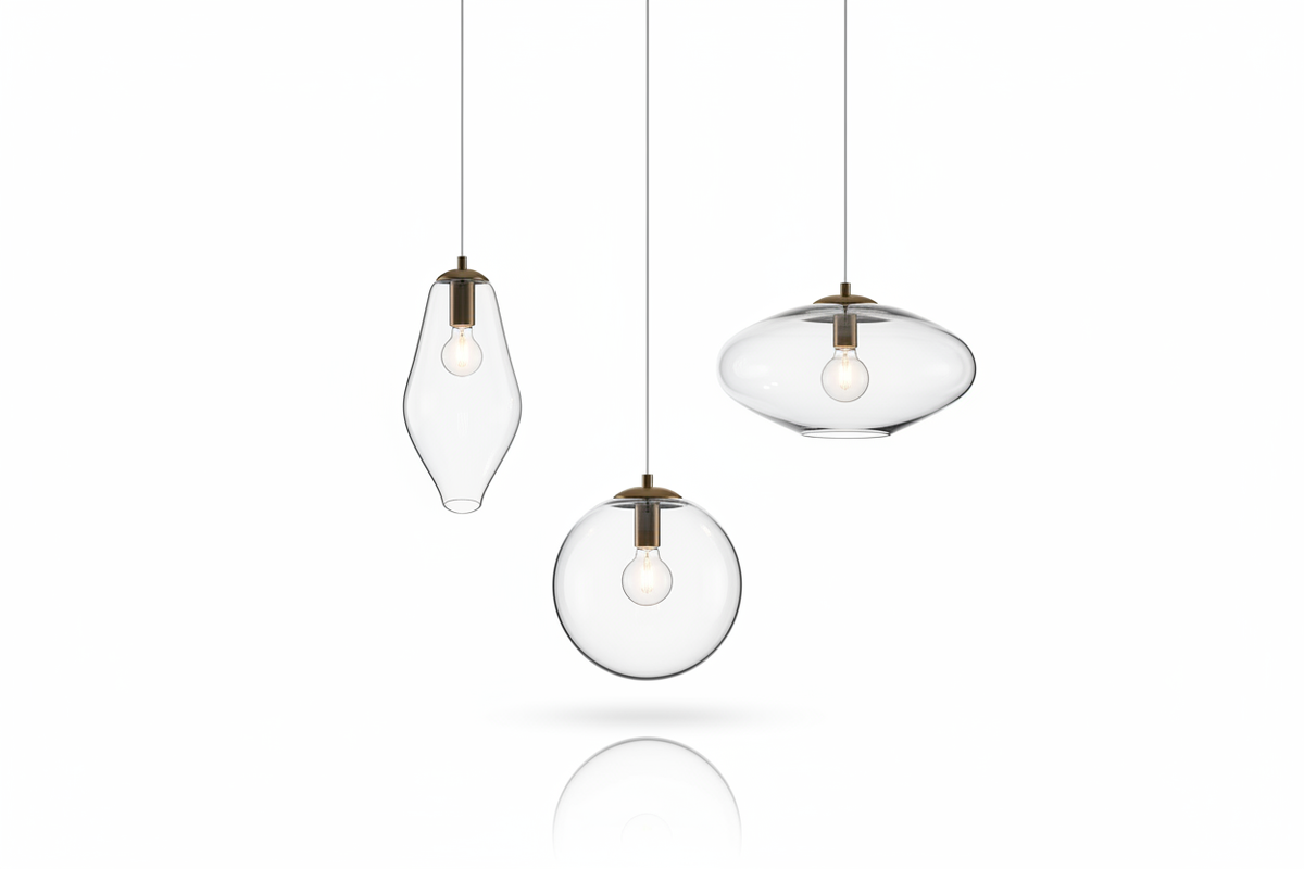 Trio Glass Lamps