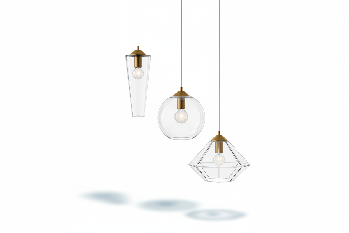 Trio Glass Lamps