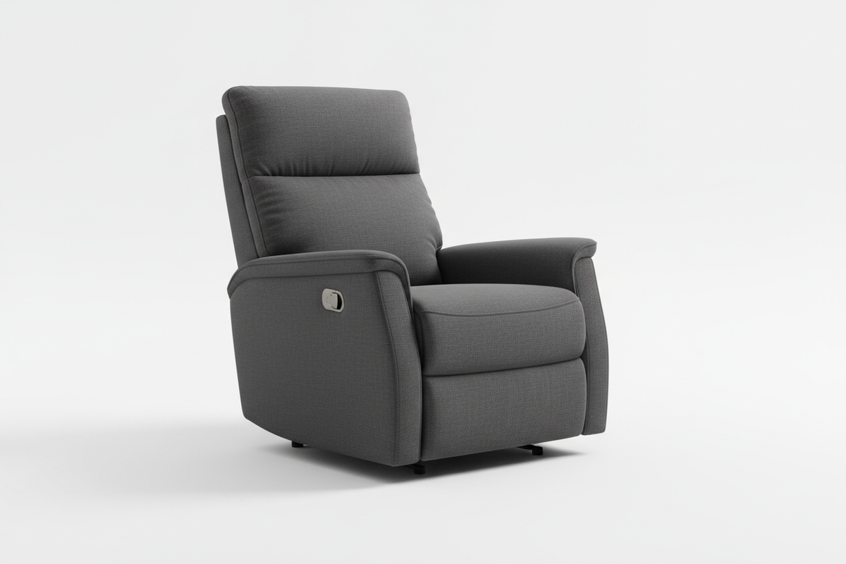 Soft Grey Recliner